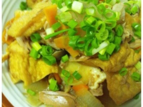 厚揚げとツナの野菜煮